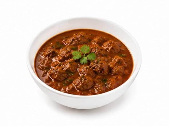 Achayan Beef Curry Christian style robust coconut broth