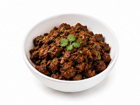 Beef Kondattam intensely spicy deep fried sun dried chilies