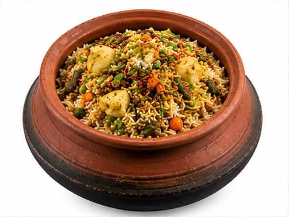 Chatti Choru Veg authentic earthen claypot vegetarian feast