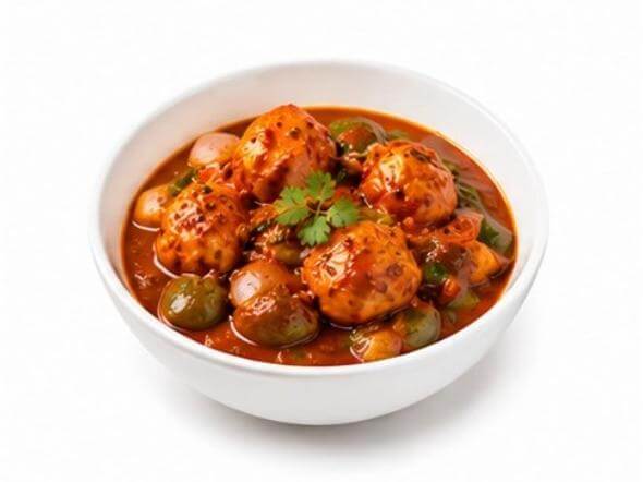 Chilli Chicken Gravy dark spicy soy Indo Chinese gravy