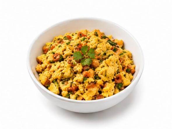 Egg Bhurji Indian scrambled eggs chilies coriander