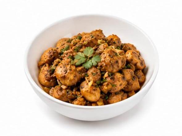 Ginger Garlic Chicken aromatic pungent minced aromatics