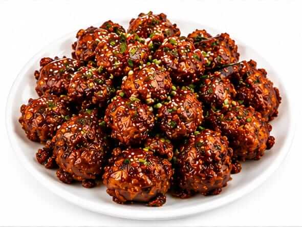 Honey Glazed Chicken sweet sticky savory chicken bites