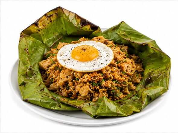 Kizhi Porotta Egg flavorful banana leaf bundle rich roast