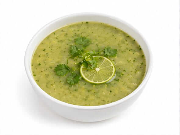 Lemon Coriander Soup clear broth fresh herbs citrus
