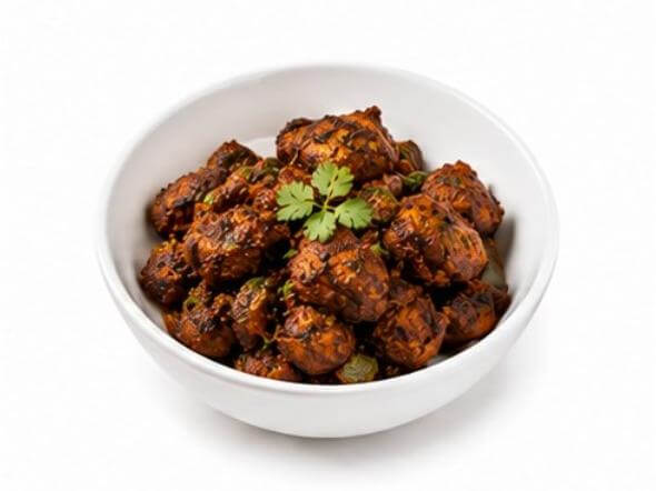 Malabari Kozhi Roast thick spicy aromatic semi dry