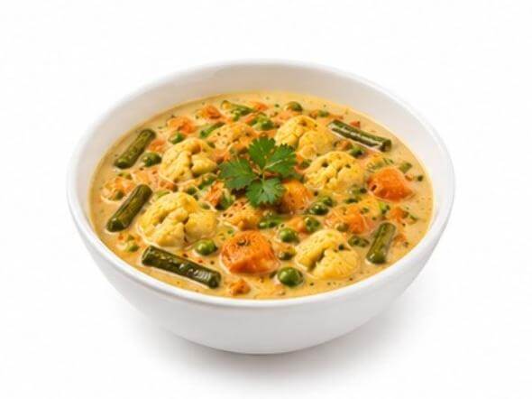 Mix Veg Kuruma mixed vegetables fragrant coconut gravy