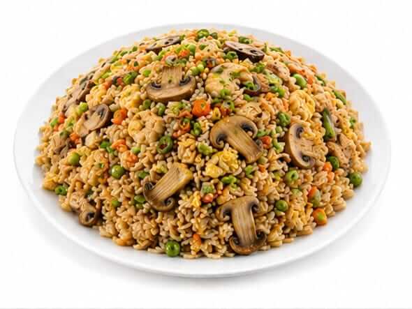 Mushroom Biriyani earthy mushrooms aromatic slow cooked