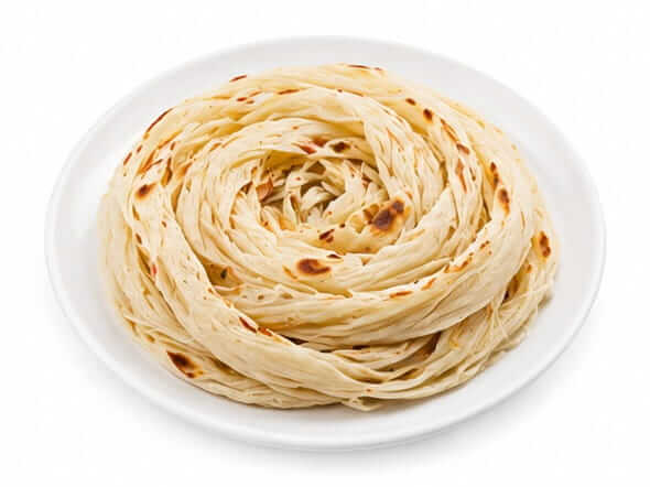 Nool Porotta thread layered flaky Kerala flatbread