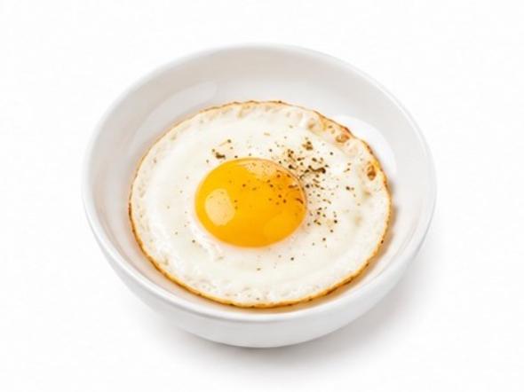 Sunny Side Up runny yolk fried eggs classic breakfast